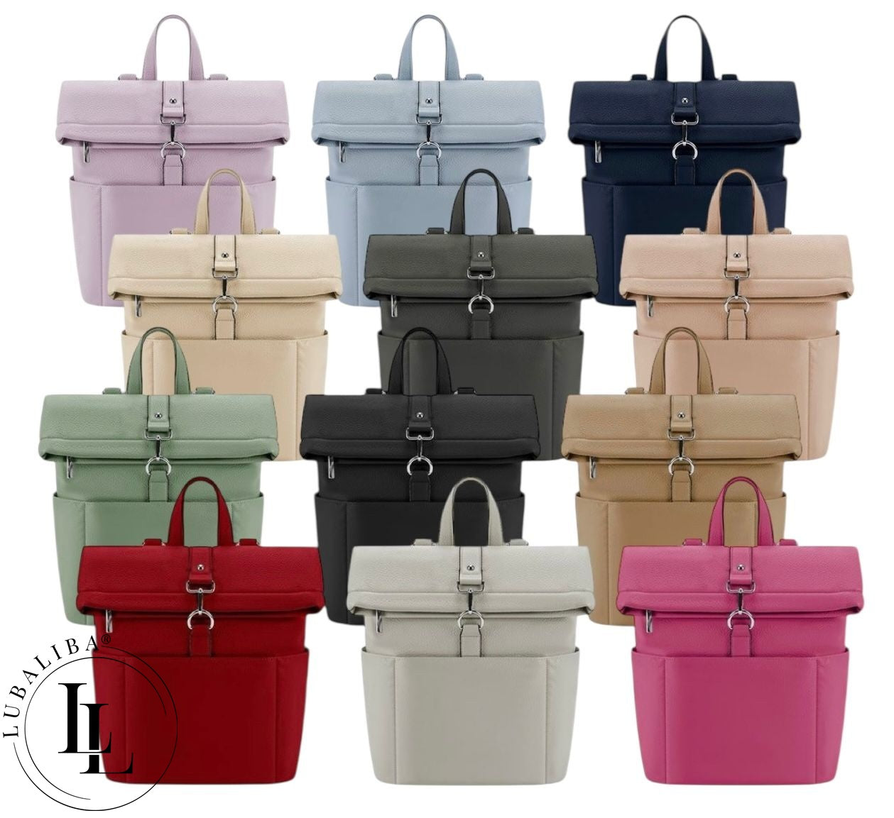 Elegance City Rucksack -Handtasche 2-in-1 Bag - Farbwahl